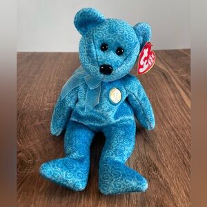 3 FOR $25. Authentic TY Beanie Babies Classy “People’s Beanie” Bear, 2001. NWT
